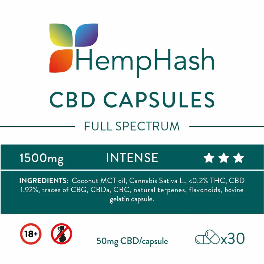 Buy Hemphash’s 1500mg CBD Capsules - Image 6